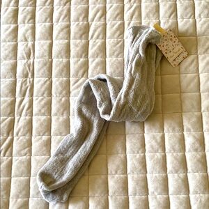Free People Cozy Gray Knee High Socks